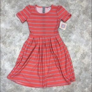 LulaRoe Amelia dress with pockets, zipper